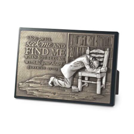 LIGHTHOUSE CHRISTIAN PRODUCTS Moments of Faith - Small Plaque-Praying Man - No. 20752 89339